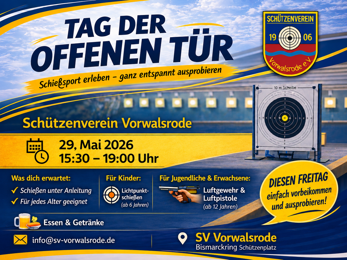 🎯 Tag der offenen Tür beim SV Vorwalsrode!